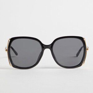 Torrid Black and Gold Sunglasses